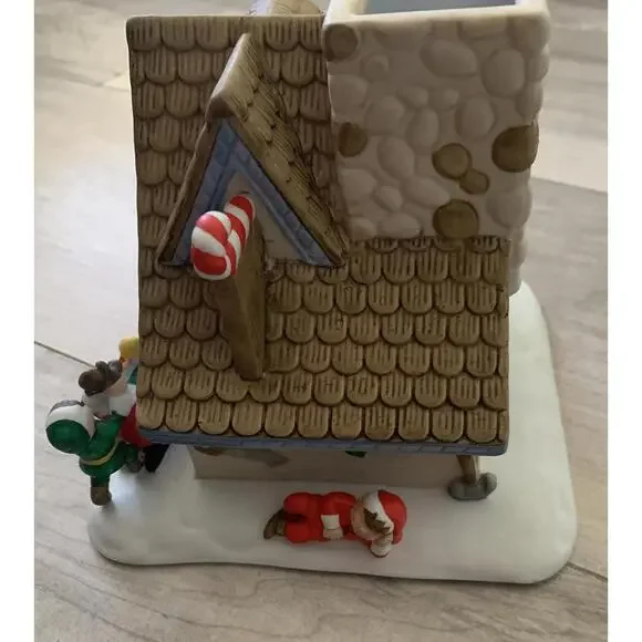 PartyLite Tealite  Candle Holder Santa's Workshop P0269 Christmas House - Picture 4 of 11